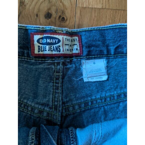 Vintage Old Navy Mid-rise 3" Jean Shorts Size 8 - Picture 3 of 4